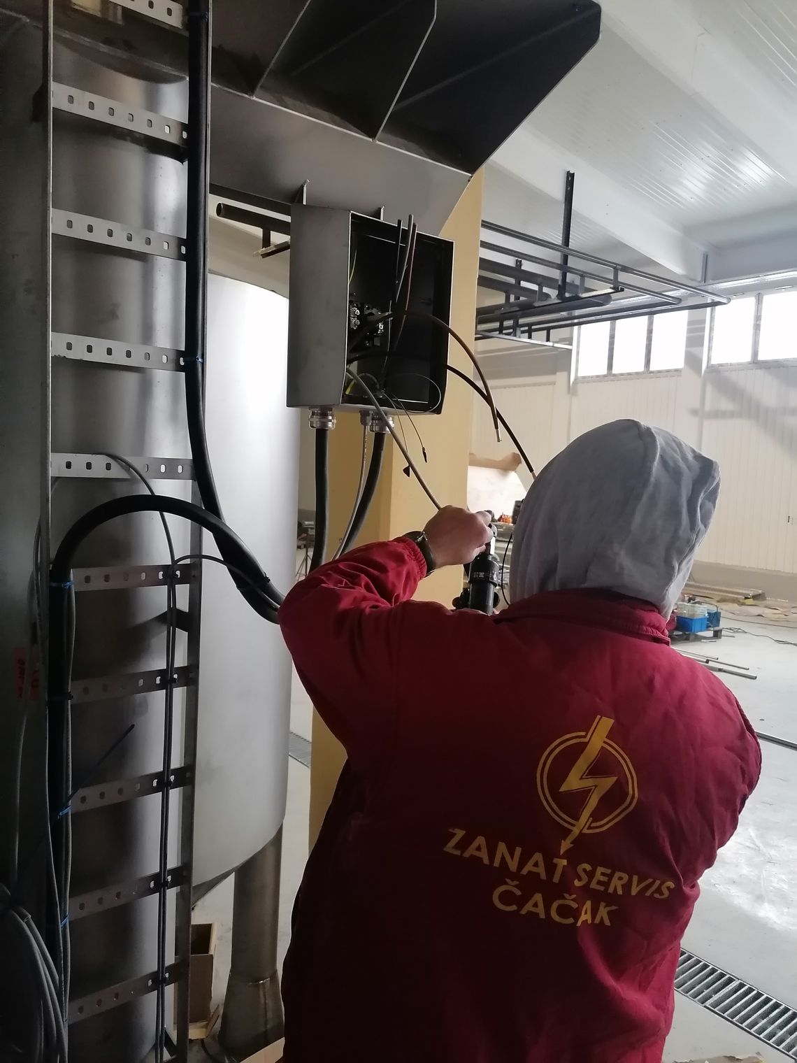 Projektovanje i izrada elektro instalacije, detalj sa terena
